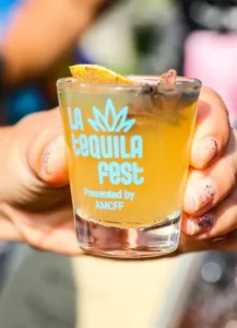 LA Tequila Fest Glass