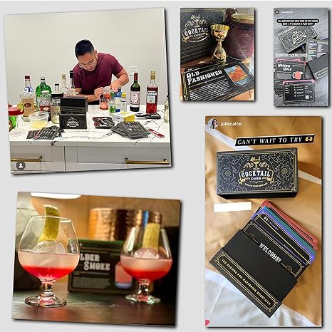 Cocktail Flashcards Recipes Bartender